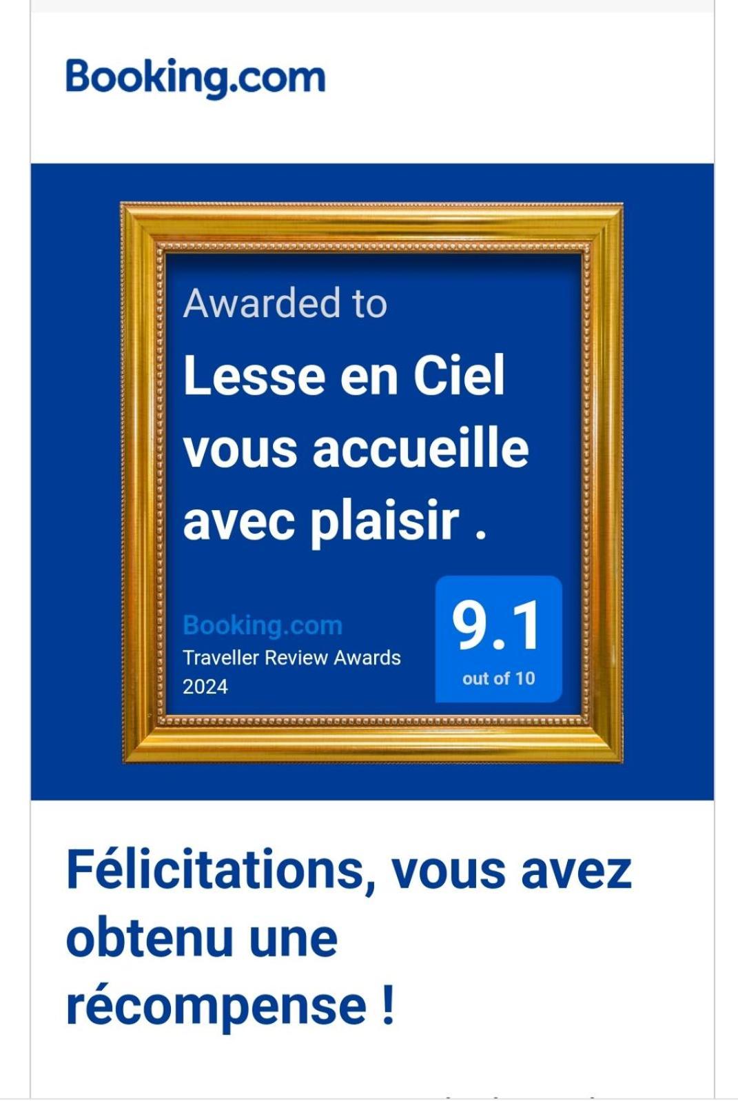 Вилла Lesse En Ciel Vous Accueille Avec Plaisir . Уйе Экстерьер фото